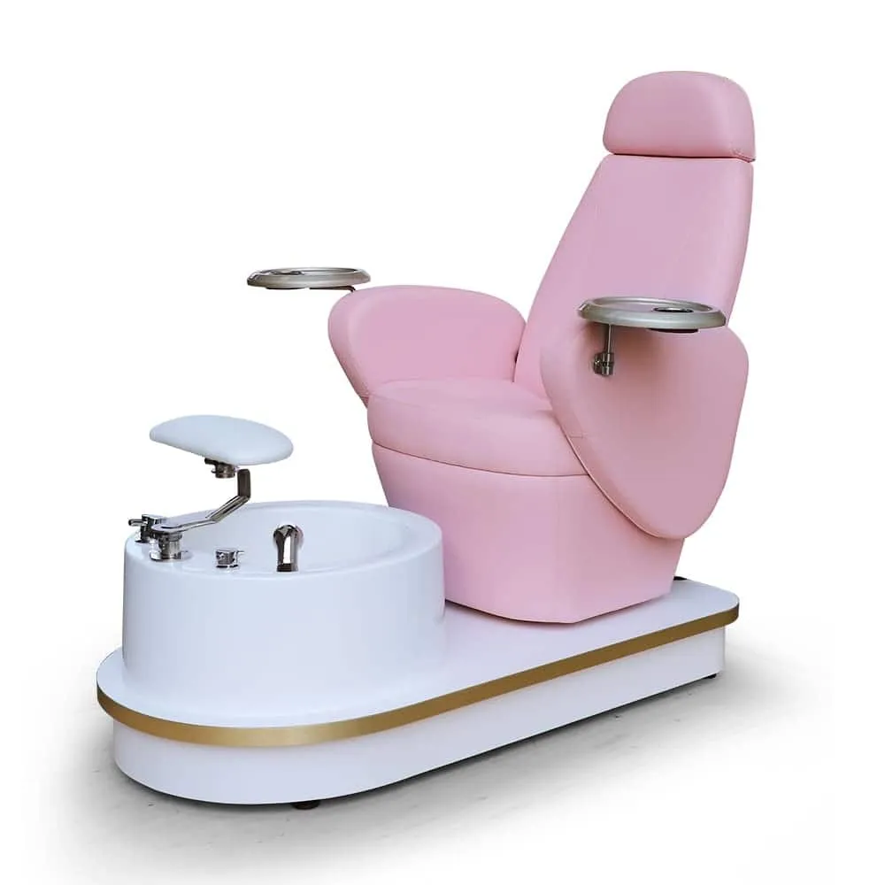 (8610) Pink Pedicure Spa Chair for Nail Tech