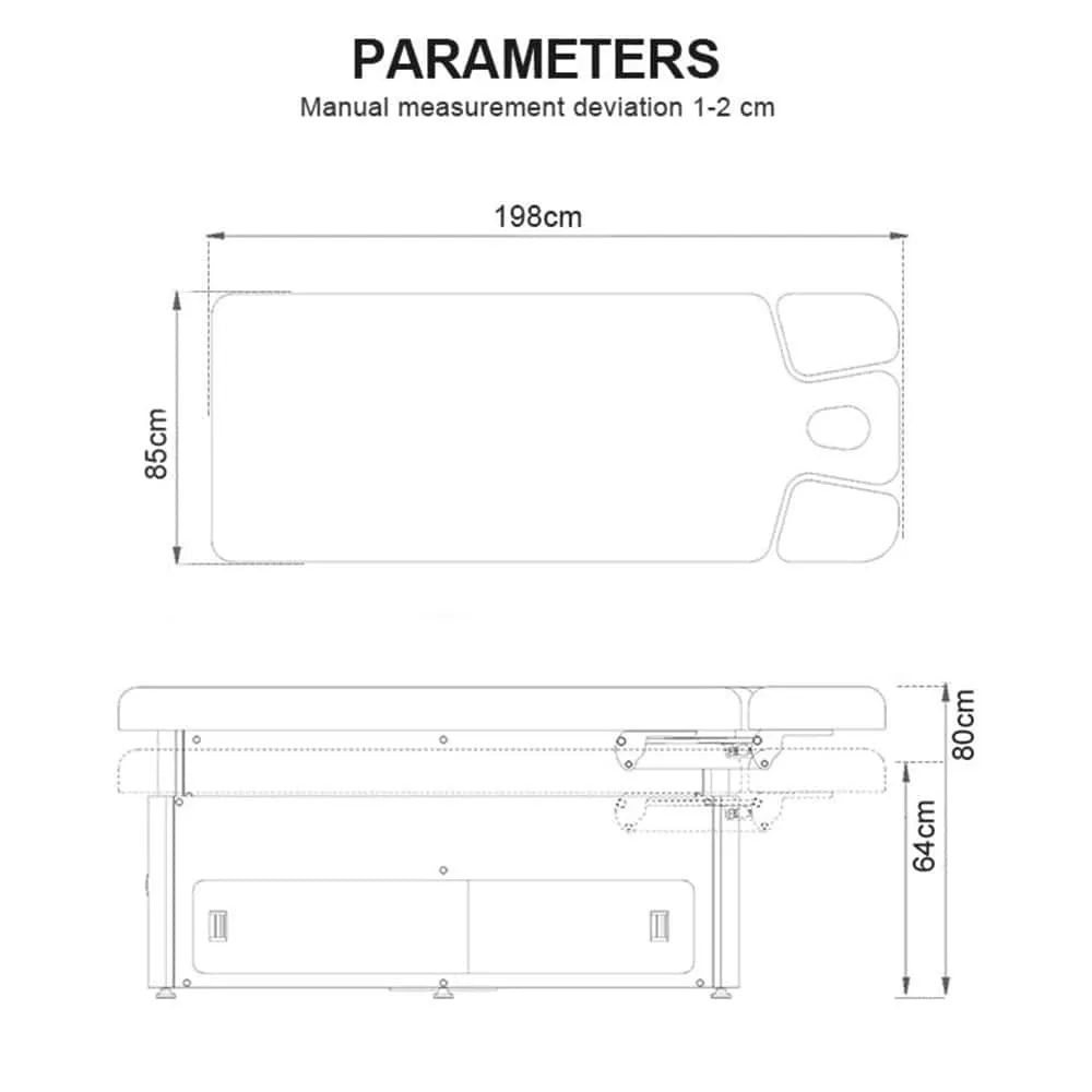 (M6504A) Luxury Electric Facial Spa Massage Table