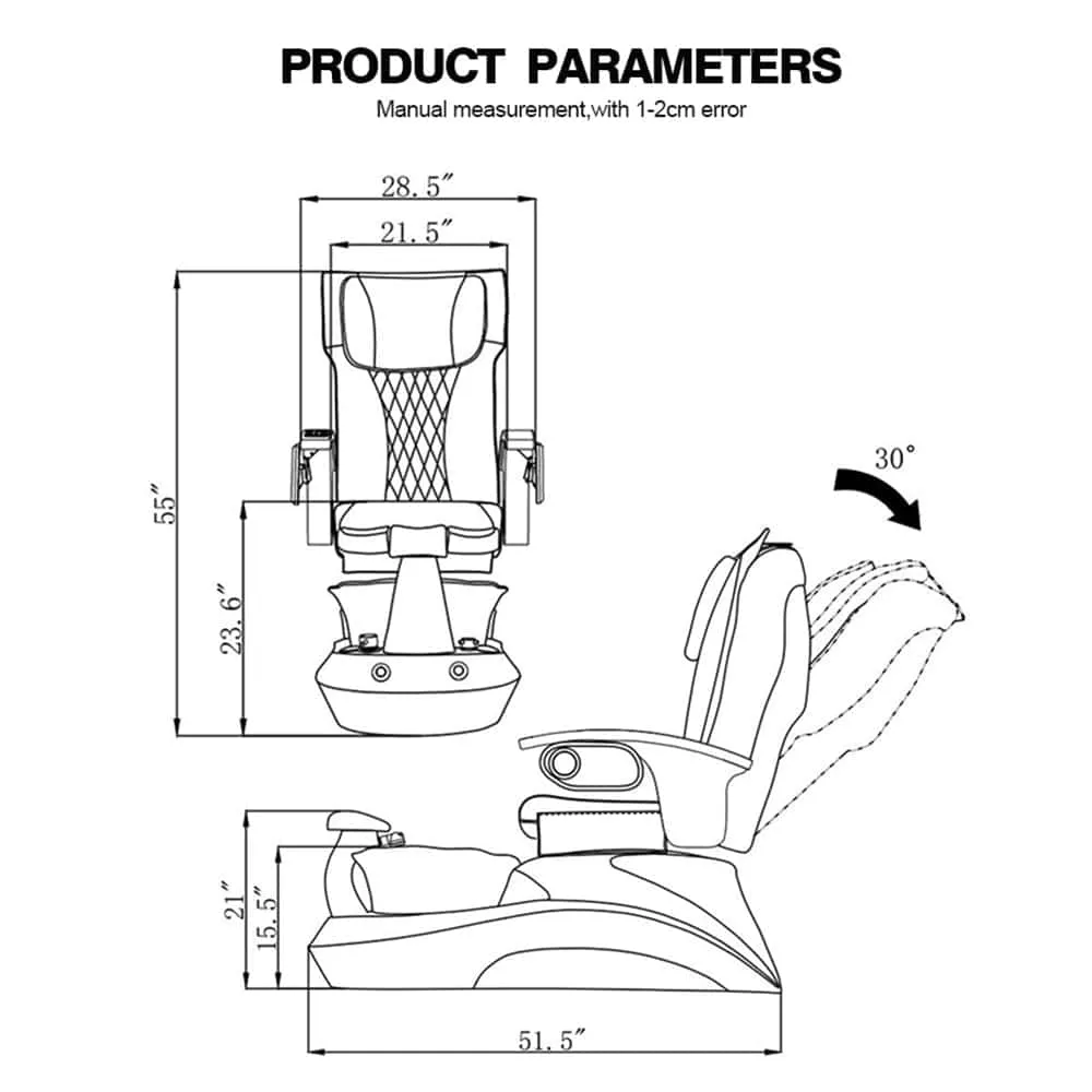 (S839) Pedicure Spa Chair with Massage
