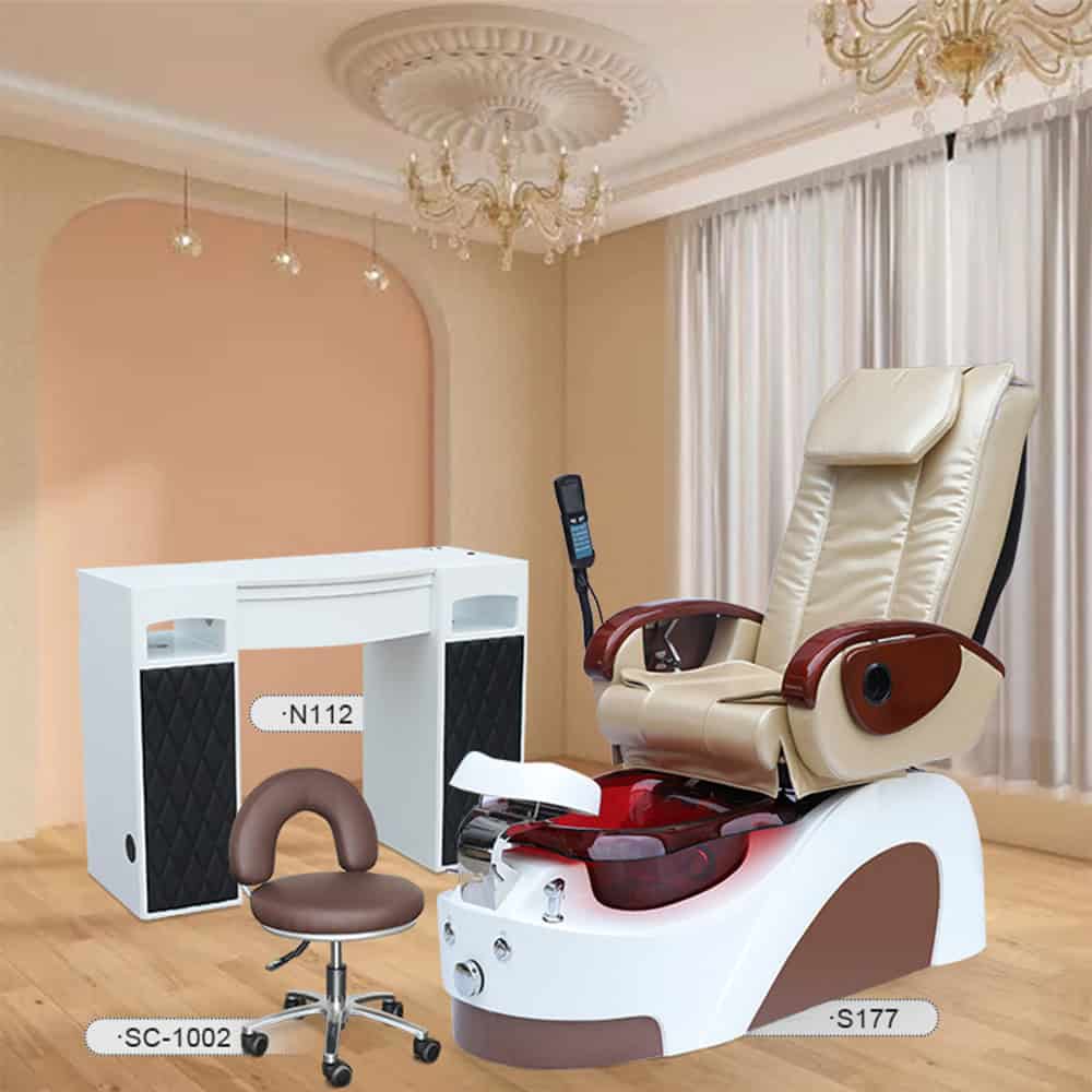 Kangmei S177 Pedicure Chair and Manicure Table
