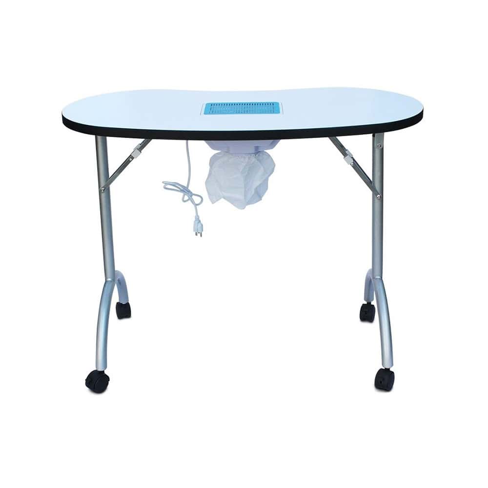 N078 Small Portable Manicure Table with Dust Collector -3