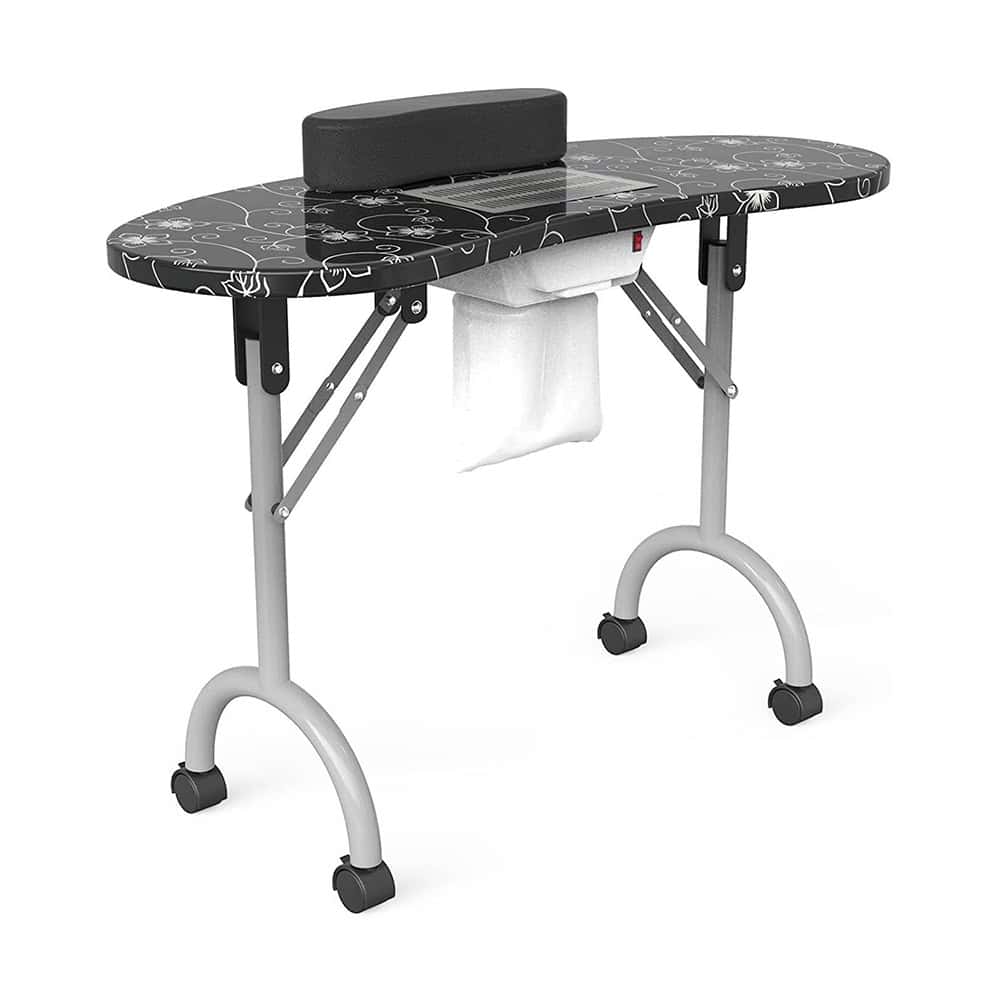 N078 Small Portable Manicure Table with Dust Collector