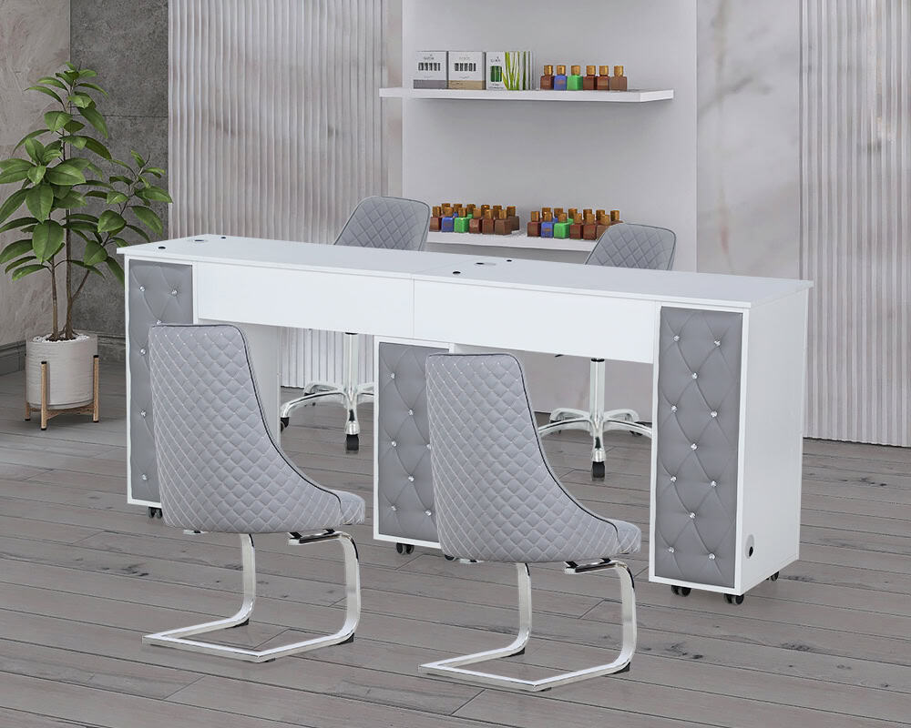 N151-2 double manicure nail table