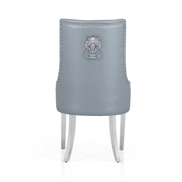 8121 Grey Stationary Customer Chair -4