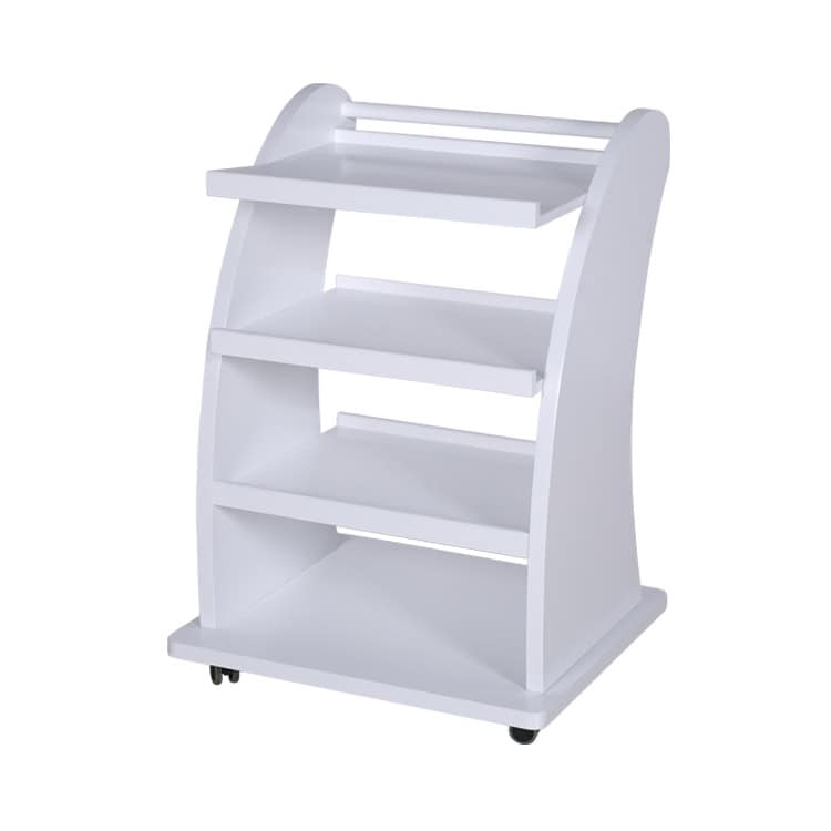 PT06 White Salon Tray Cart -1
