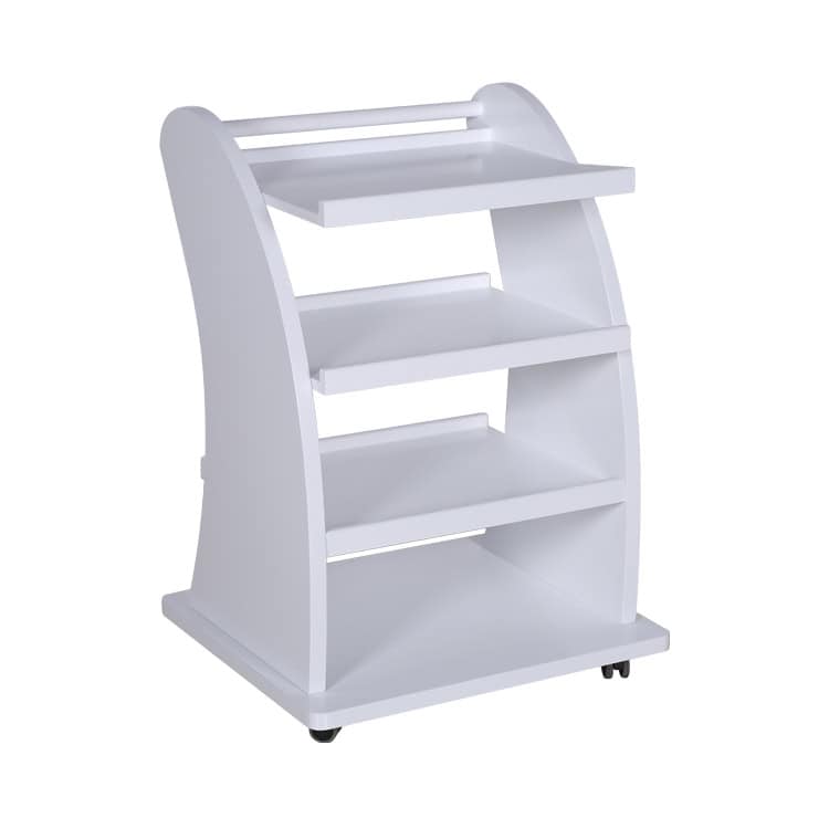 PT06 White Salon Tray Cart -3