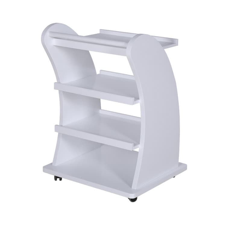 PT06 White Salon Tray Cart -5