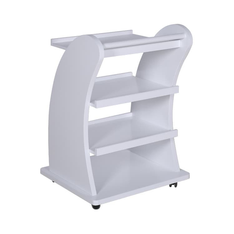 PT06 White Salon Tray Cart -6