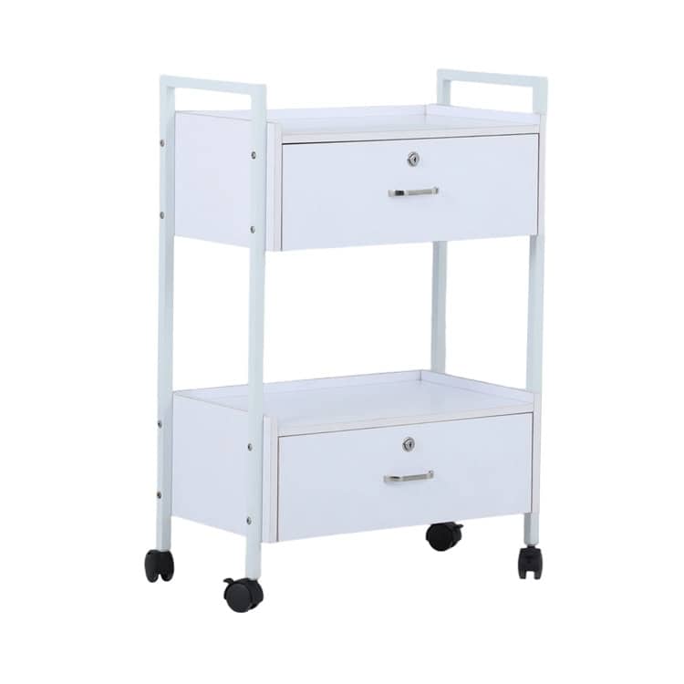 PT08 White Salon Trolley Cart -3