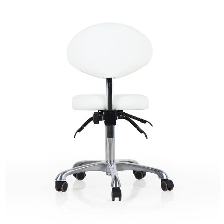 SC-1034 White Salon Stool Chair -5