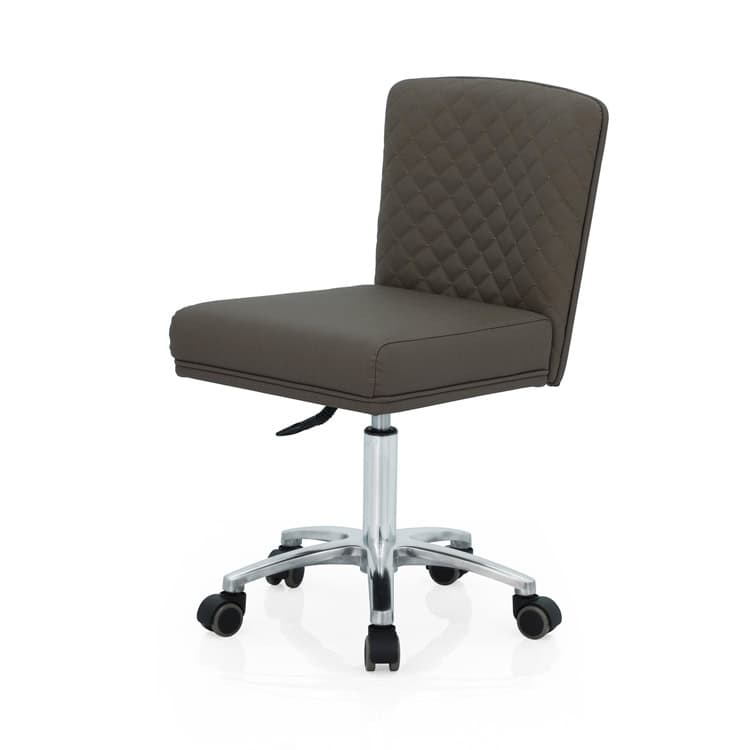 SC-1051 Brown Nail Salon Technician Stool -1