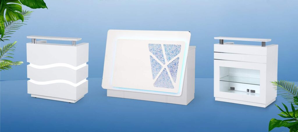 salon reception desk series