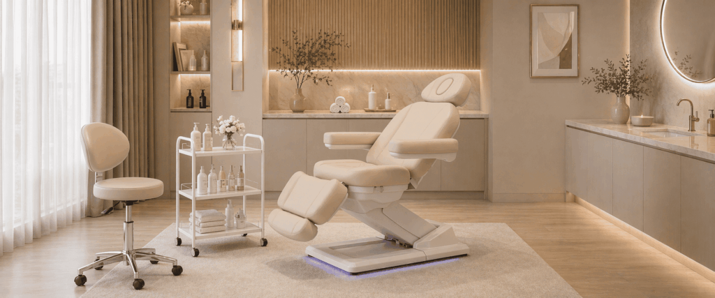 M6001 facial chair for High-End Luxury Spa / 5-Star Resort